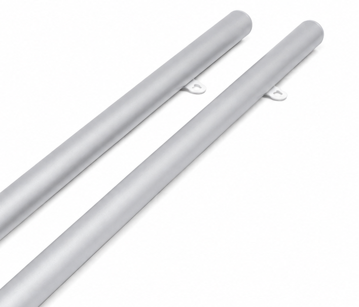 Kit Varillas Banner Colgante 90cm ALUMINIO - Imagen 2