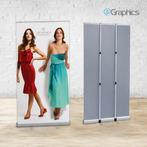 Portabanner EGRoller con Banner 100x200cm