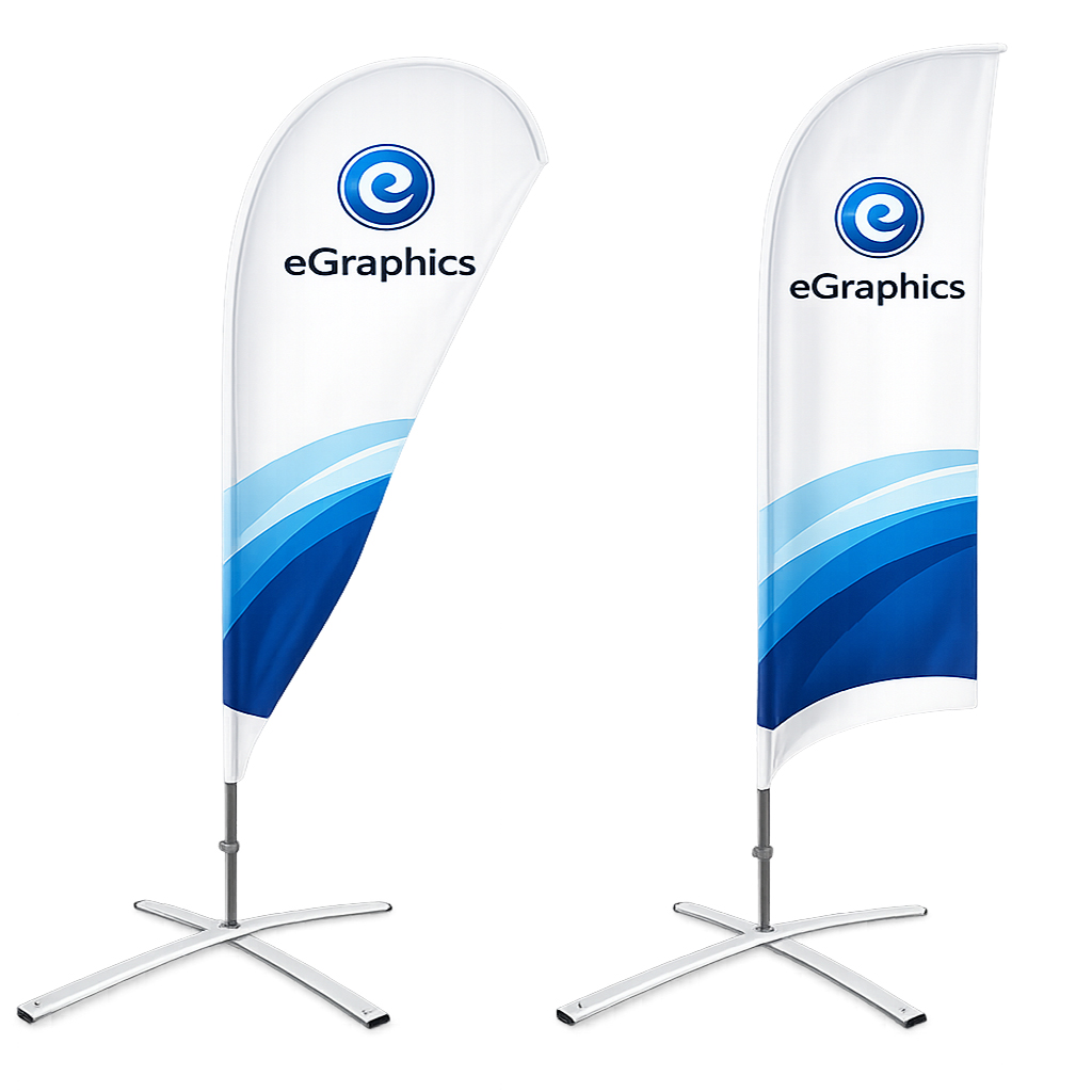 Base Cruz para Fly Banner Metálica Plegable | Línea Profesional eGraphics - Imagen 4